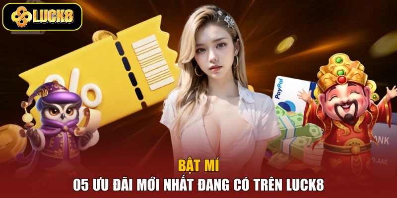 Bật mí 05 ưu đãi mới nhất đang có trên Luck8